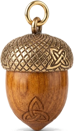 Lucky acorn charm from Norse and British Isles