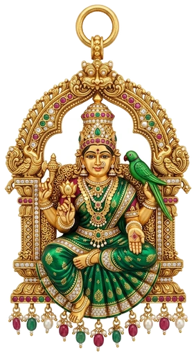 Madurai Meenakshi Amman sacred goddess talisman