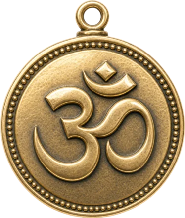 Om lucky charm from India