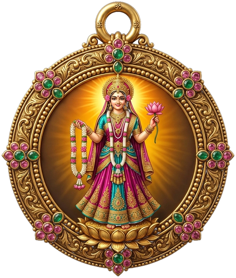 Goddess Radha unconditional divine love lucky charm