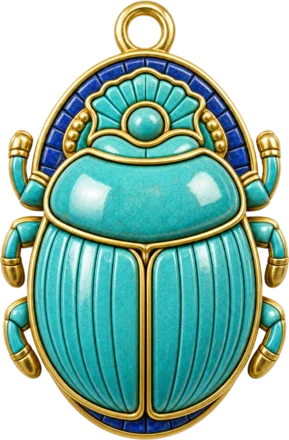Scarab lucky charm from Ancient Egypt